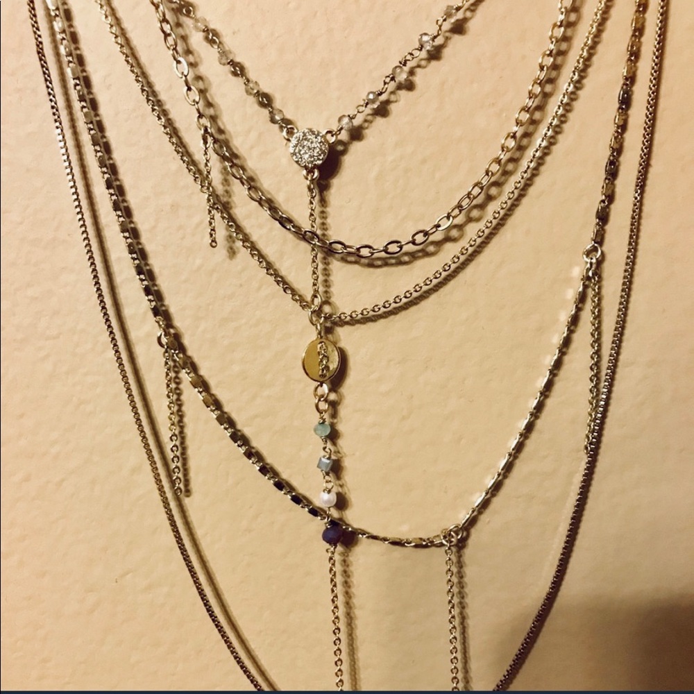 Multi-layered Gold Necklace